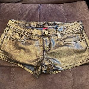 🌀Gold Shimmer Shorts